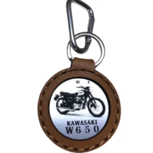 Kawasaki W650 Leather Keychain